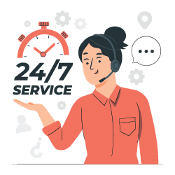 24×7 Expert Assistance 24×7 Expert Assistance